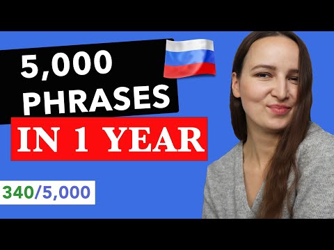 LEARN 5,000 RUSSIAN PHRASES IN 1 YEAR  |  340 /5000