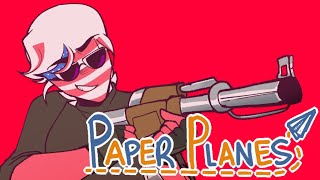 [FLASH WARNING] Paper Planes // animation "meme" (Countryhumans)