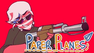 [FLASH WARNING] Paper Planes // animation &quot;meme&quot; (Countryhumans)