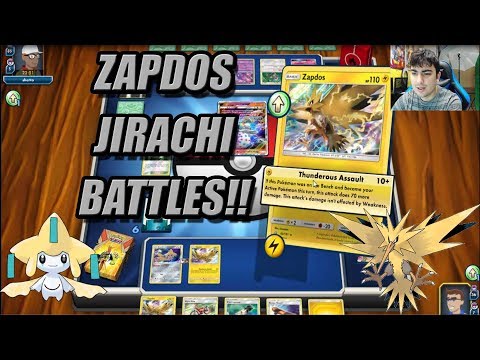 TOP TIER Pokemon TCG Zapdos Jirachi Deck Profile & Battles!!