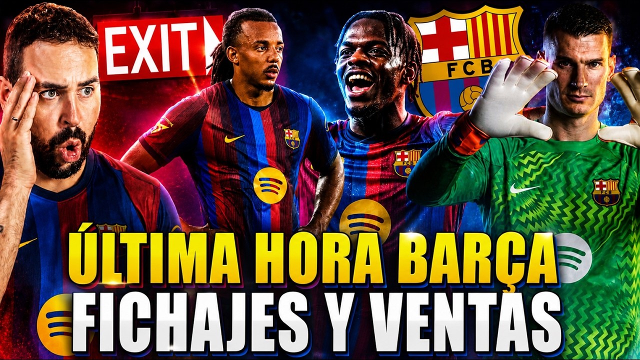 🚨ÚLTIMA HORA BARÇA: ¡LIVAKOVIC YA ESTÁ en BARCELONA! - LUKEBA GANA FUERZA - CHARLA FLICK con KOUNDÉ