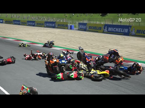 MotoGP 20 Big Crashes #2  9,000 Subscribers Special
