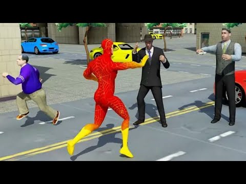 Flying Spider Superhero Rescue Mission Let's play Rope Master Flying Spider Superhero Rescue Mission