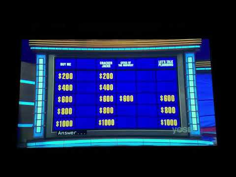 Jeopardy, Aaron Craig Day 2 - 1st Daily Double (2/24/21)