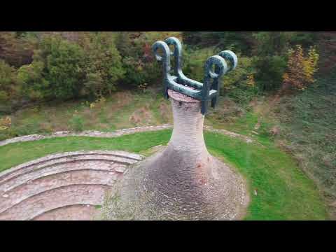 Spomen park Revolucije u Leskovcu, Srbija. Monument park in Leskovac, Serbia