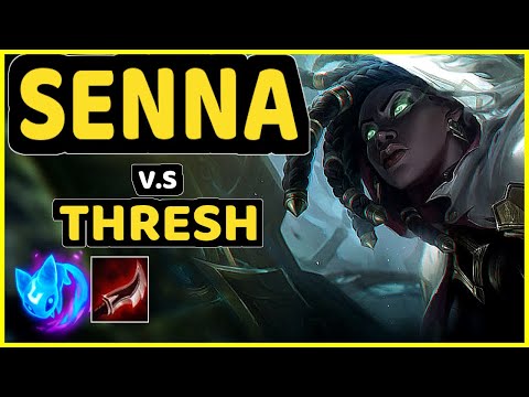 SNOWFLOWER (SENNA) vs THRESH - BOTTOM SUPPORT CHALLENGER GAMEPLAY - KR