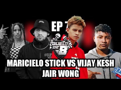 VJAY SUELTA TODO DE STICK!! | REACCION A STICK MARICIELO VS VIJAY JAIR DUELO DE 8 EP 7