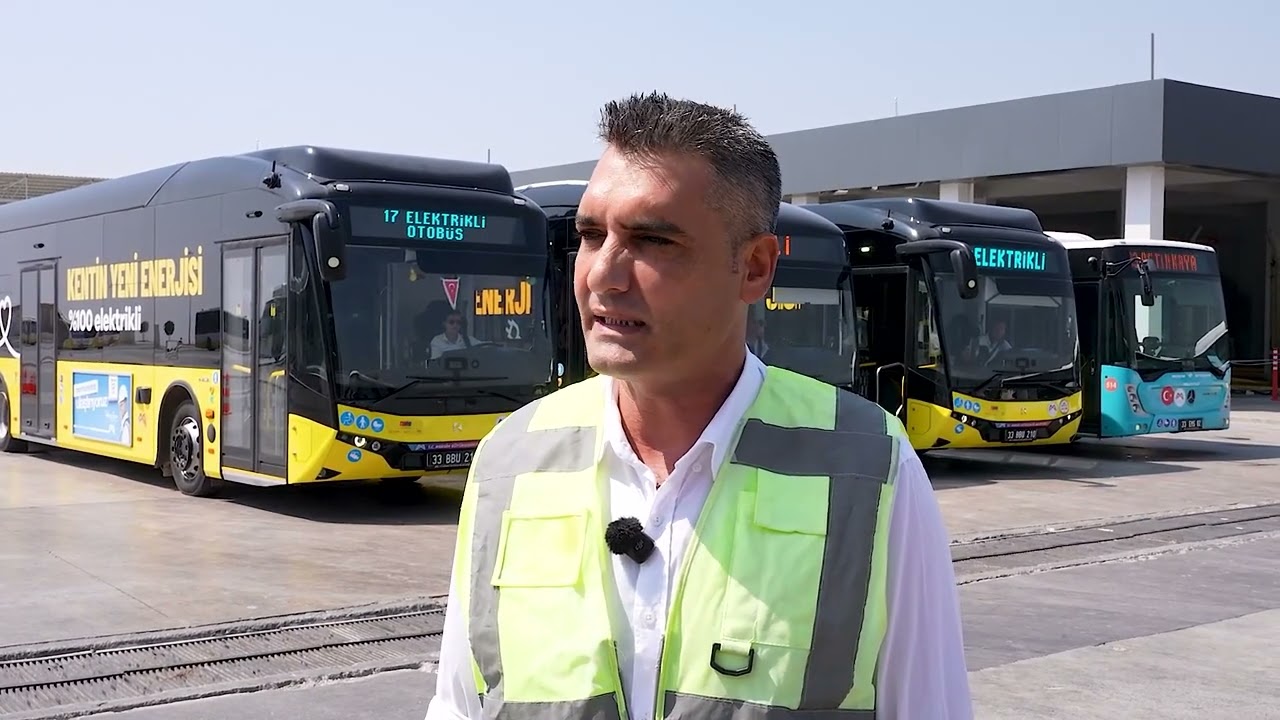 MERSİN BÜYÜKŞEHİR ELEKTRİKLİ OTOBÜS FİLOSUYLA HEM BÜTÇEYİ HEM DOĞAYI KORUYOR