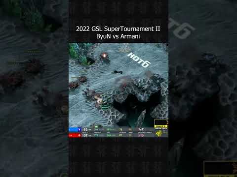 GSL Super Tournament 2022 Season 2 - ByuN vs Armani Part 12 #shorts #starcraft #starcraft2