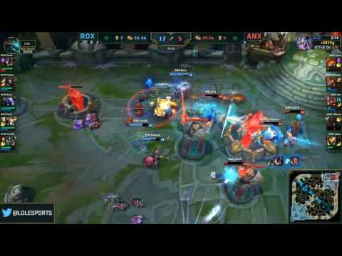 ROX vs ANX 1st Place Tiebreaker Highlights D5 | Worlds 2016