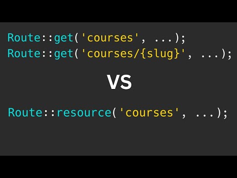 Laravel: Two Routes - Resource or Single Get Routes?