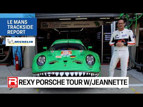 Thumbnail for Le Mans Trackside Report: 'Rexy' 911 RSR with Gunnar Jeannette presented by Michelin by Porsche 911, June, FIA, Porsche, WiLL
