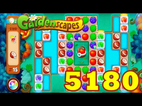 Gardenscapes Leve l 5180 HD Walkthrough | 3 - match | gameplay | android | IOS | GameGo Game