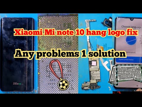 Xiaomi mi note 10 lite hang logo not open fix || Xiaomi mi note 10 lite auto on-off fix