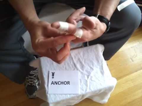 Finger Taping/ How to Tape Your Sprained Finger
