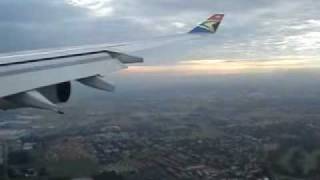 preview picture of video 'Pousando em Johannesburg'