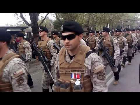 Salida - La Brigada de Operaciones Especiales "Lautaro" - Parada Militar Chile 2018