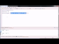 Writing a Basic Program Video Tutorial