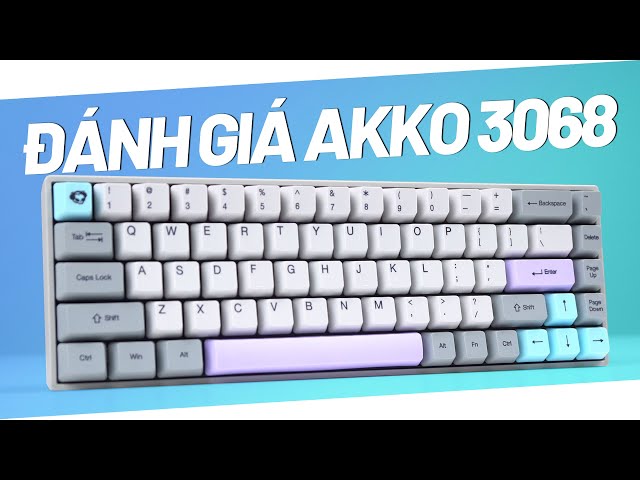 Bàn Phím Cơ AKKO 3068 Silent - Bluetooth 5.0 - Gateron Switch (Pink/Orange)