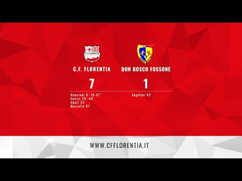 C.F. Florentia 7 - 1 Don Bosco Fossone Campionato Serie C 14/05/2017