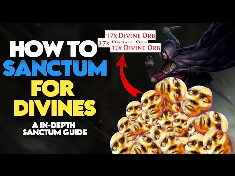 In Depth SANCTUM GUIDE // BEST Relics to Find DIVINES // Path of Exile 3.25 // Hexblast Build