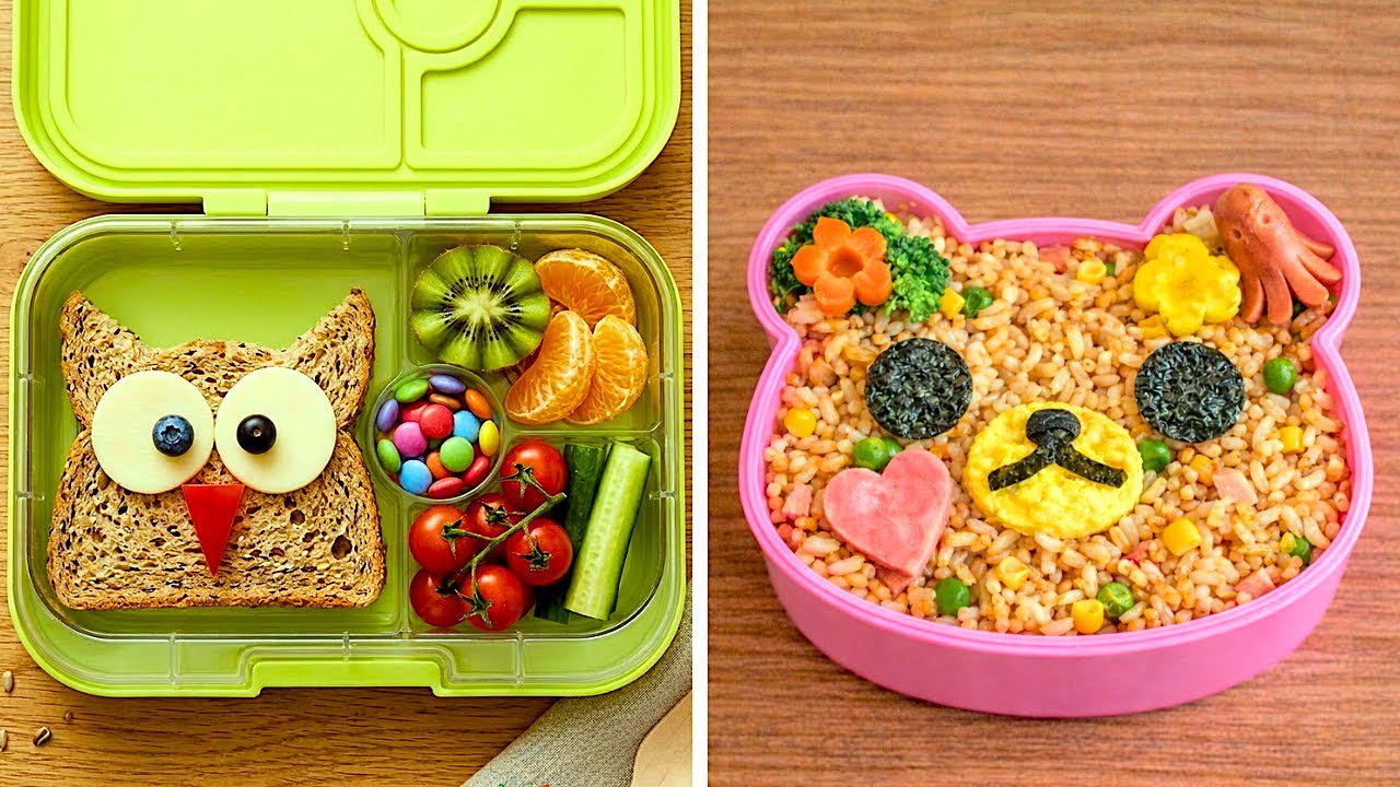 🍱 LUNCH BOX IDEAS FOR SCHOOL 💖 Food Recipes & Cooking Hacks