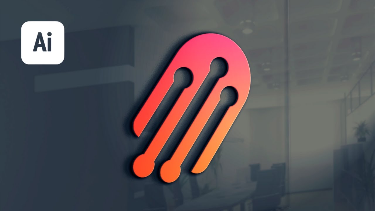 Tech logo design in illustrator | Adobe illustrator | Logo design