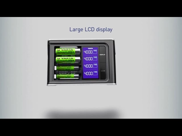 Video teaser for LCD Ultra Fast Charger | Das High End Ladegerät für schnelles und präzises Laden | VARTA