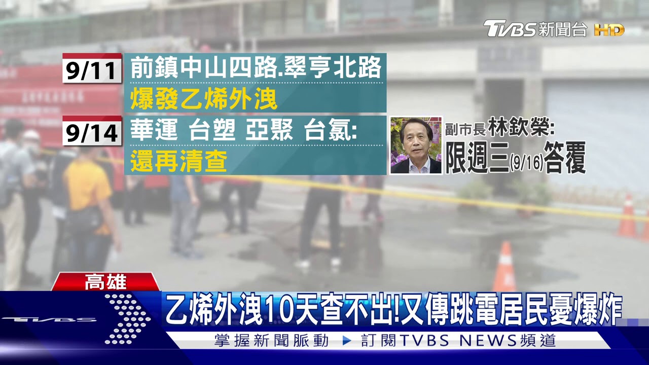 乙烯外洩10天查不出！　又傳跳電居民憂爆炸