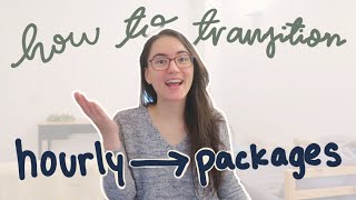 how to get paid for your value & NOT your time as a freelancer // hourly rates ➡️ package rates