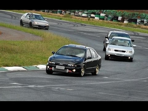Marea Turbo Forjada Track Day Brasília - Reta dos Boxes