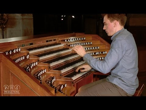 Saint-Eustache organ, Thomas Ospital plays Debussy's Danse (Nov 2016)