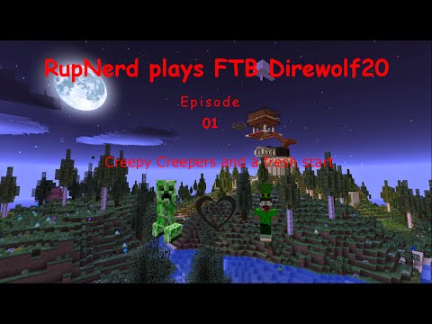 Direwolf20 1.7.10 - S01 - E01 - starting awesomeness?