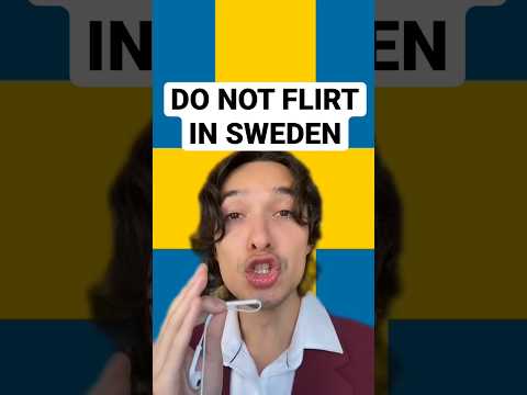 NEVER flirt with Swedish people 🇸🇪 #sweden #memes #sverige