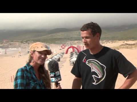 Interview with Etienne Lhote at the EDP Kite Surf Pro Cascais