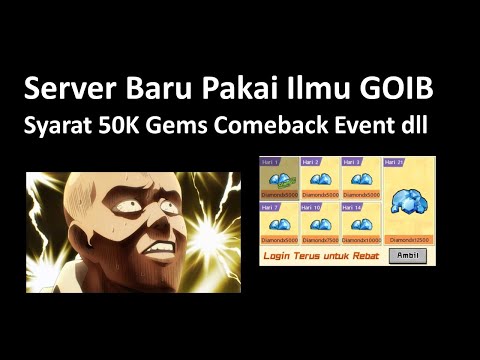 S544 dengan 50000 gems | Syarat comeback event