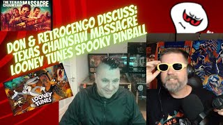 Texas ChainSAW Massacre & Looney Tunes Pinball by Spooky With Don´s pinball Podcast