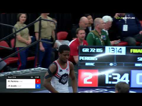 2018 Marine Corps US Open/Senior Men's Greco-Roman 72 Finals - RaVaughn Perkins (NYAC) Vs. Patrick
