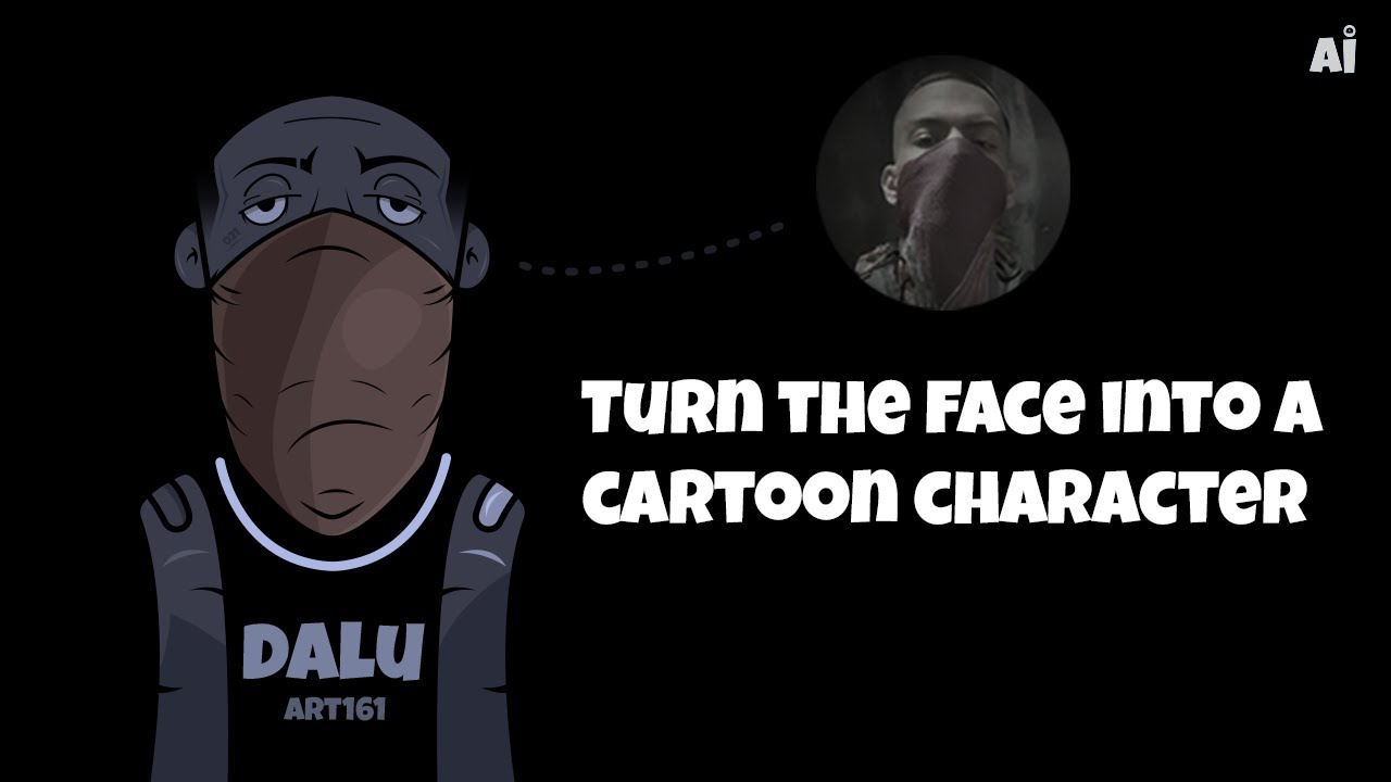 How to turn a real photo into a cartoon character - in Adobe Illustrator