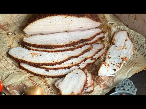فصوص الرومي المدخن بالطريقه الاصليه😎👌🏼 The Best Smoked Turkey Breast
