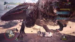 【MHW I】ゾンビ装備で怒り喰らうイビルジョー試し殴り15分