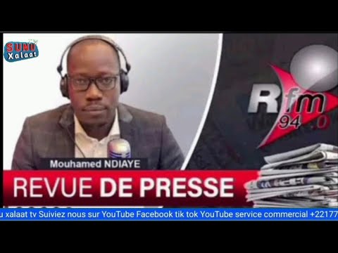 RFM Wolof Press Review by Mamadou Mouhamed Ndiaye, Saturday, December 27, 2025