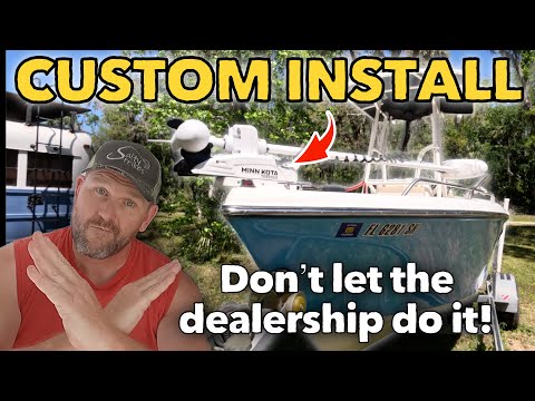 36v Minn Kota Terrova trolling motor & 36v LIthium battery (FULL INSTALL)