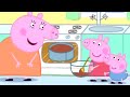 Peppa And George Help Mummy Pig Bake A Cake To Celebrate Daddy Pig S Birthday