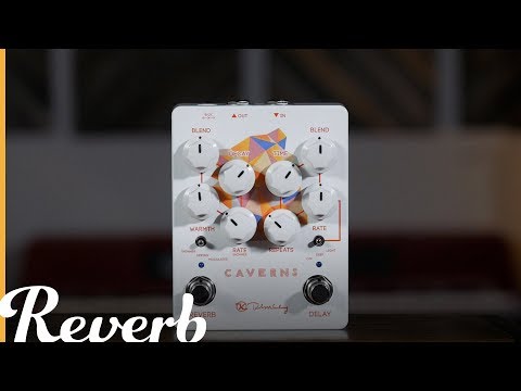 Immagine Keeley Caverns Delay Reverb Black Waves  Pedal - 2