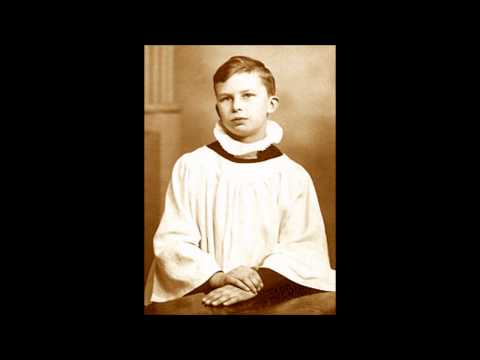 Unknown soloist of Vienna boy's Choir sings Ave Maria, Schubert