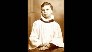 Unknown soloist of Vienna boy's Choir sings Ave Maria, Schubert