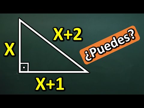 HALLAR LOS LADOS DE UN TRIÁNGULO RECTÁNGULO