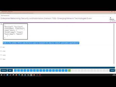 CCNA3 Exam | Emerging Network Technologies Exam |Modules 13-14 | Network Virtualization & Automation