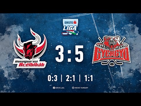 Gólösszefoglaló EL 28 - Dunaújvárosi Acélbikák - Gyergyói Hoki Klub 3:5 20211001